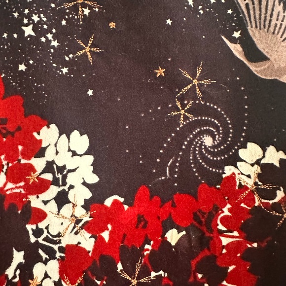 Uk White Stuff Velvet beaded skirt US 6 - Picture 4 of 9